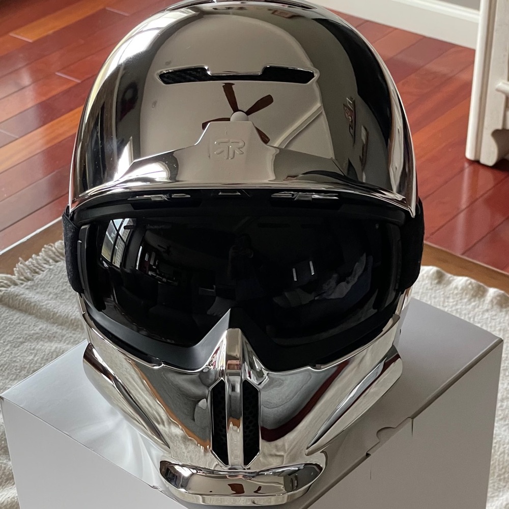 2020-21 Ruroc RG1-DX Chrome Snowboard Helmet